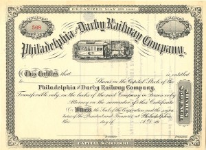 Philadelphia and Darby Railway Co.